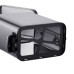 Відро для сміття з плавним закриттям прямокутне Mixxus Premium Quadro-TC0105 SS Color 5л колір нержавійка (MI7062)