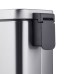 Відро для сміття з плавним закриттям прямокутне Mixxus Premium Quadro-TC0105 SS Color 5л колір нержавійка (MI7062)