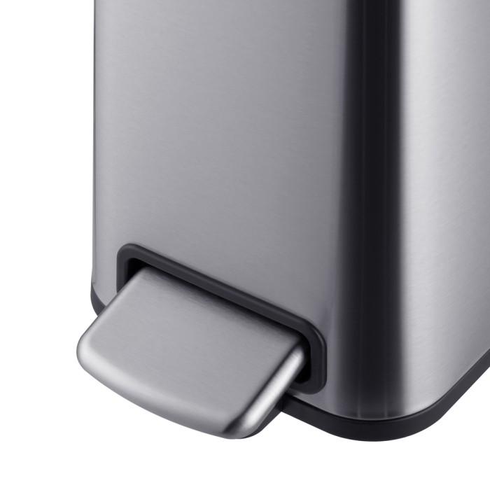 Відро для сміття з плавним закриттям прямокутне Mixxus Premium Quadro-TC0105 SS Color 5л колір нержавійка (MI7062) Відро для сміття з плавним закриттям прямокутне Mixxus Premium Quadro-TC0105 SS Color 5л колір нержавійка (MI7062)