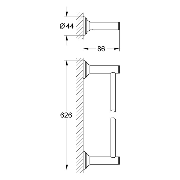 Тримач для рушників Grohe Essentials Authentic (40653001) Тримач для рушників Grohe Essentials Authentic (40653001)