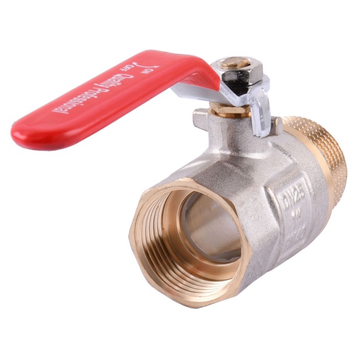 Кран кульовий прямий Q PROFESSIONAL 1″ ЗВ КР PN40 QP152 Кран кульовий прямий Q PROFESSIONAL 1″ ЗВ КР PN40 QP152