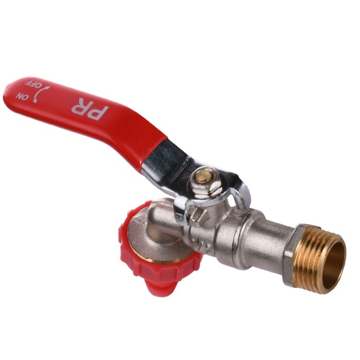 Кран кульовий для поливу 1/2″ NV-4018 PR Кран кульовий для поливу 1/2″ NV-4018 PR