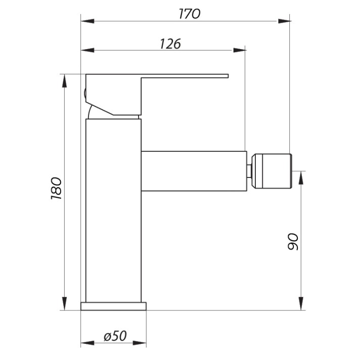Змішувач для біде Zerix LR75033 (LL1669) Змішувач для біде Zerix LR75033 (LL1669)