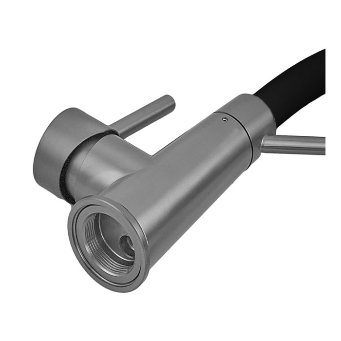 Змішувач для кухні з силіконовим виливом Zerix FUL-017 Graphite Refl.Black з нерж. сталі SUS304 (кол.графіт) (ZX5995) Змішувач для кухні з силіконовим виливом Zerix FUL-017 Graphite Refl.Black з нерж. сталі SUS304 (кол.графіт) (ZX5995)