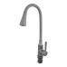 Змішувач для кухні Zerix Atrium-011-T Graphite Refl.Gray (Колір графіт+силік.вилив сірий) (ZX6107)