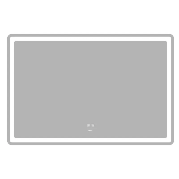 Дзеркало Zerix Mirra MR05-120x80 з LED Touch, Anti-fog, димером, регулятором яскравості (ZX6061)