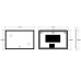 Дзеркало Zerix Mirra MR05-120x80 з LED Touch, Anti-fog, димером, регулятором яскравості (ZX6061)