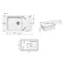 Кухонна мийка Lidz 770x490/200 WHI-01 (LIDZWHI01770490200)