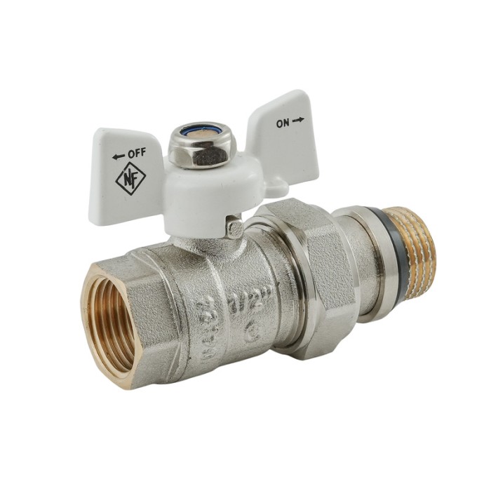 Кран кульовий з американкою Nolf classic NFC.963-06-1/2" FM ГШМ WHITE "антипротікання" (NF3160) Кран кульовий з американкою Nolf classic NFC.963-06-1/2" FM ГШМ WHITE "антипротікання" (NF3160)