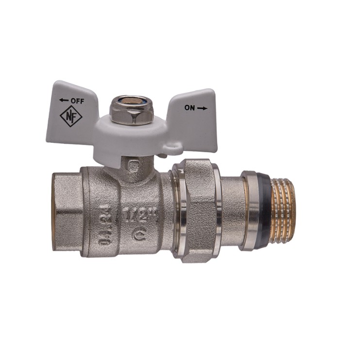 Кран кульовий з американкою Nolf classic NFC.963-06-1/2" FM ГШМ WHITE "антипротікання" (NF3160) Кран кульовий з американкою Nolf classic NFC.963-06-1/2" FM ГШМ WHITE "антипротікання" (NF3160)