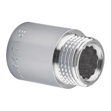 Подовжувач Europroduct EP.E025.Chr - 1/2"MF-25мм хром (EP6124)