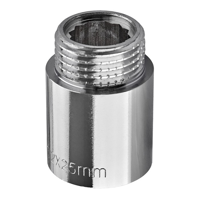 Подовжувач Europroduct EP.E025.Chr - 1/2"MF-25мм хром (EP6124) Подовжувач Europroduct EP.E025.Chr - 1/2"MF-25мм хром (EP6124)
