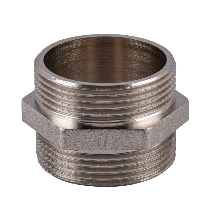 Ніпель 1 1/2″ЗЗ нікельований NN772S OPTIMUM Ніпель 1 1/2″ЗЗ нікельований NN772S OPTIMUM