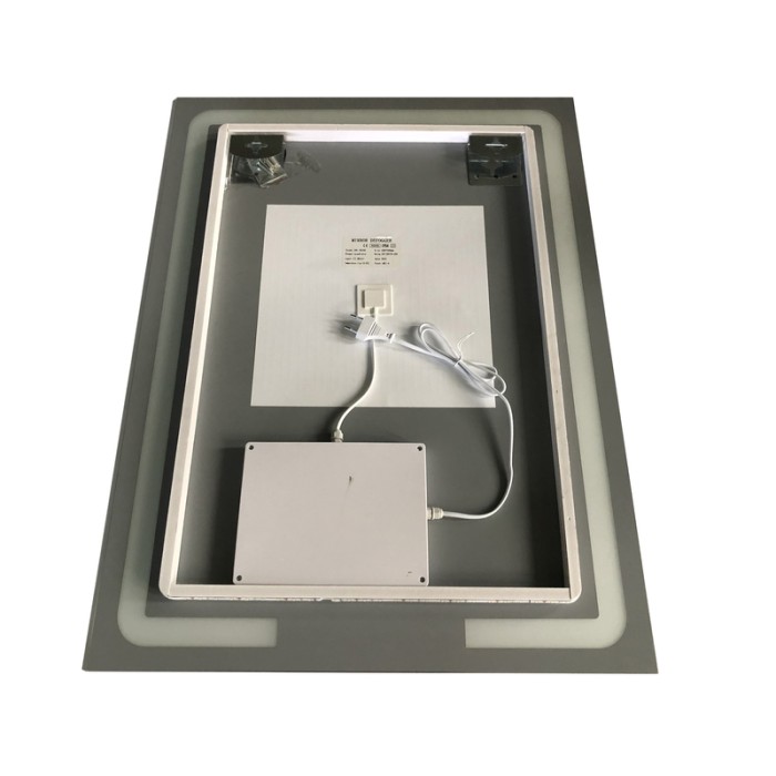 Дзеркало Zerix Prime MR02-60x80 з LED Touch, Anti-fog, димером, регулятором яскравості (ZX6051) Дзеркало Zerix Prime MR02-60x80 з LED Touch, Anti-fog, димером, регулятором яскравості (ZX6051)