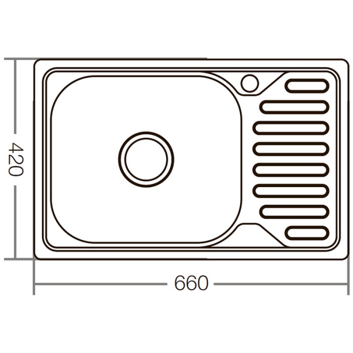 Мийка кухонна ZERIX Z6642-08-180D (decor) (ZX1601) Мийка кухонна ZERIX Z6642-08-180D (decor) (ZX1601)