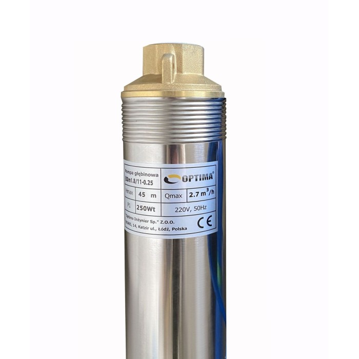 Насос свердловинний з підв, стійк, до піску 3″ OPTIMA 3SDm1,8/11 0,25 кВт 45м + пульт+кабель25м NEW Насос свердловинний з підв, стійк, до піску 3″ OPTIMA 3SDm1,8/11 0,25 кВт 45м + пульт+кабель25м NEW