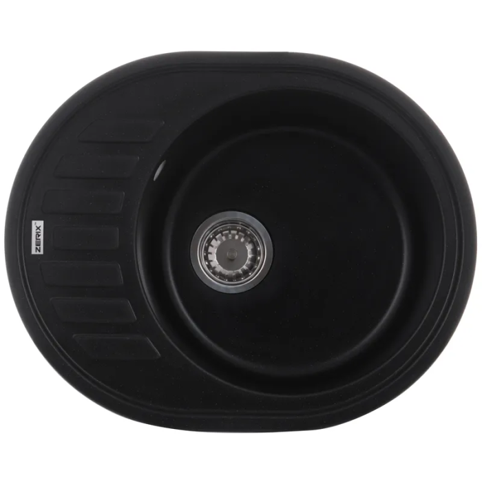 Мийка кухонна Zerix ZS-6250R-14 Чорний металік (ZX4554) Мийка кухонна Zerix ZS-6250R-14 Чорний металік (ZX4554)