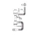 Сифон для кухні Mixxus SK-05-BL 3 1/2"x40 з пластиковою сіткою, відведенням для пральної машини, гнучким прямок. переливом (MI8192)