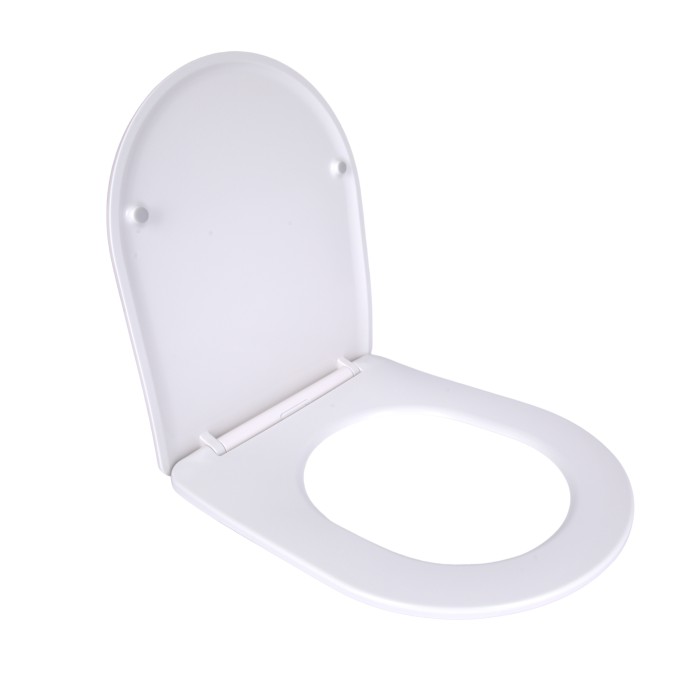 Сидіння для унітаза підлогового (Dove) 425×363×30 мм, White, з мікроліфтом, Slim Duroplast, Quick Release QT06228380BW3 Qtap Сидіння для унітаза підлогового (Dove) 425×363×30 мм, White, з мікроліфтом, Slim Duroplast, Quick Release QT06228380BW3 Qtap