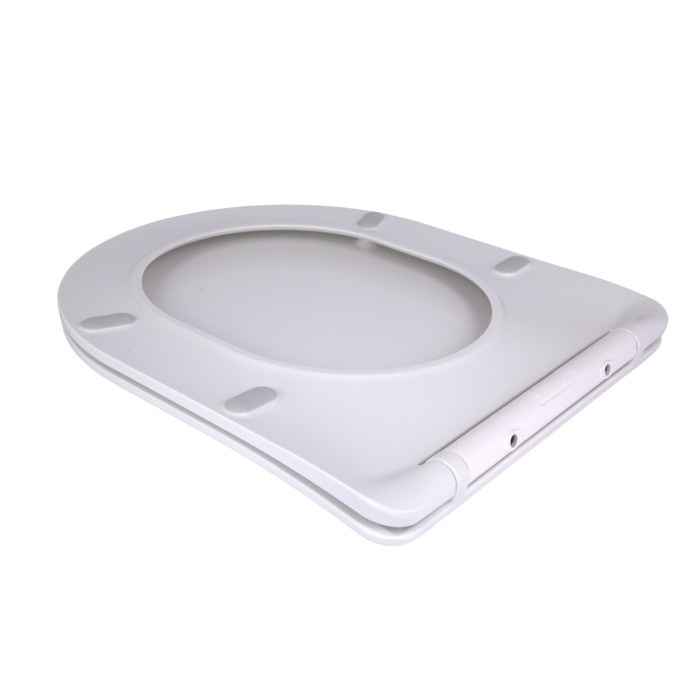 Сидіння для унітаза підлогового (Dove) 425×363×30 мм, White, з мікроліфтом, Slim Duroplast, Quick Release QT06228380BW3 Qtap Сидіння для унітаза підлогового (Dove) 425×363×30 мм, White, з мікроліфтом, Slim Duroplast, Quick Release QT06228380BW3 Qtap