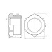 Футорка Thermo Alliance Forte 3/4"х1/2" ЗВ хром SF374H2015