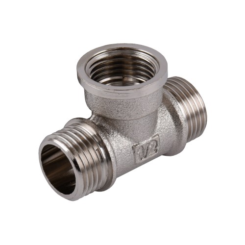 Трійник 1/2″ЗВЗ нікельований NT337S OPTIMUM