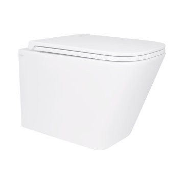 Унітаз підвісний Qtap Tern безобідковий з сідінням Soft-close QT1733052ERW