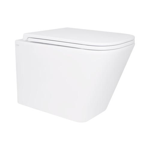 Унітаз підвісний Qtap Tern безобідковий з сідінням Soft-close QT1733052ERW