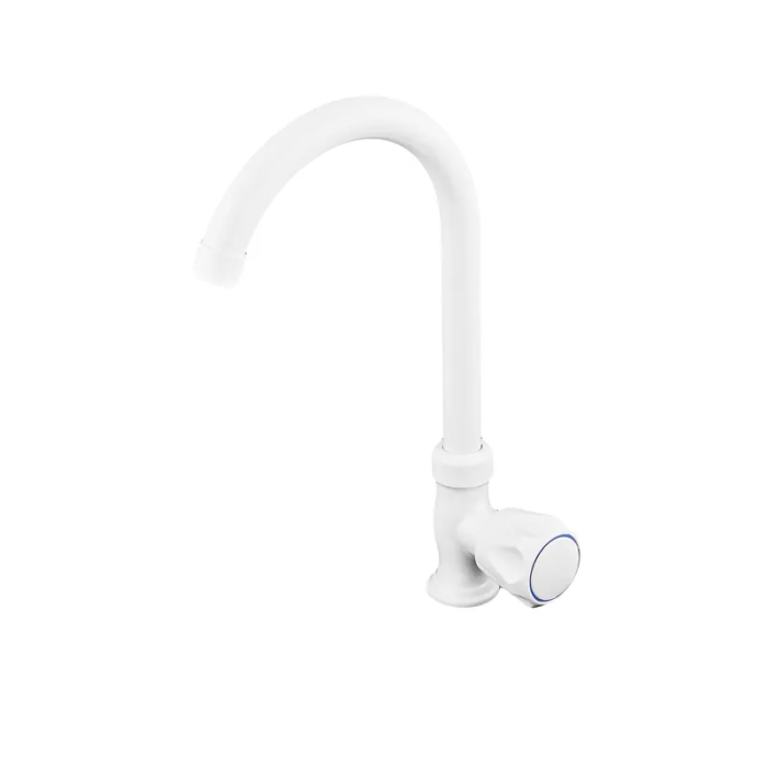 Кран для холодної води Plamix Mono-005 White (PM0675) Кран для холодної води Plamix Mono-005 White (PM0675)
