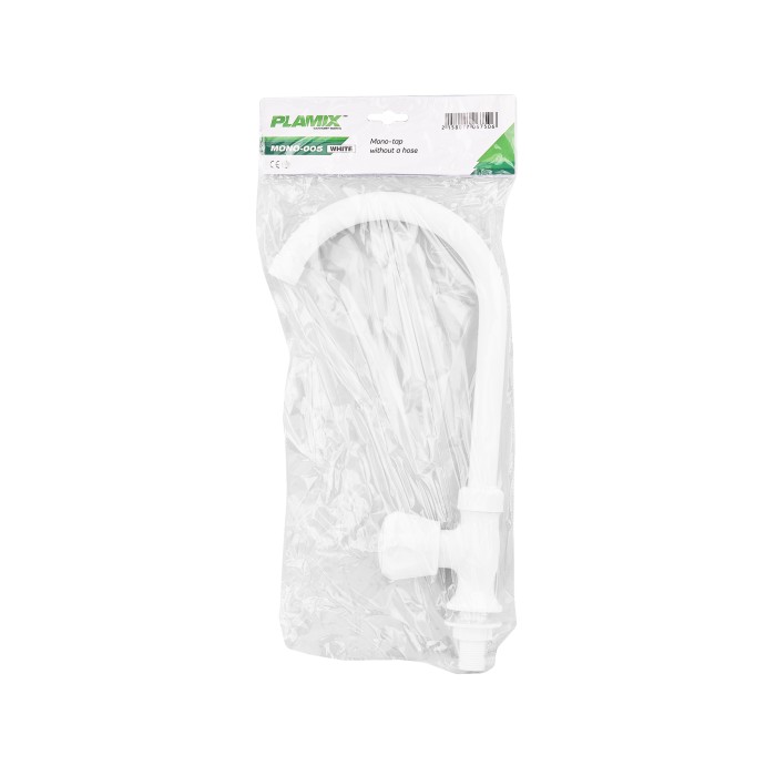 Кран для холодної води Plamix Mono-005 White (PM0675) Кран для холодної води Plamix Mono-005 White (PM0675)
