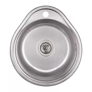 Кухонна мийка WEZER 4843(08) Satin 480x430x180 мм + сифон
