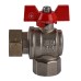 Кран кульовий кутовий з накидною гайкою SOLOMON 3/4″ ВВ PN40 (V3003-S)
