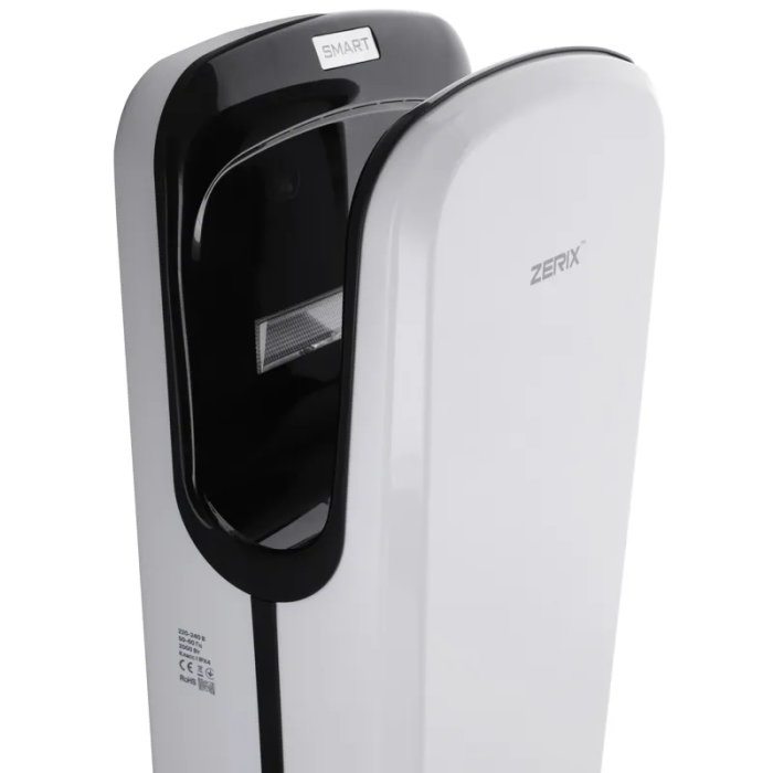 Сушарка для рук Zerix HD-2000 автоматична 2000 Вт (ZX3244) Сушарка для рук Zerix HD-2000 автоматична 2000 Вт (ZX3244)