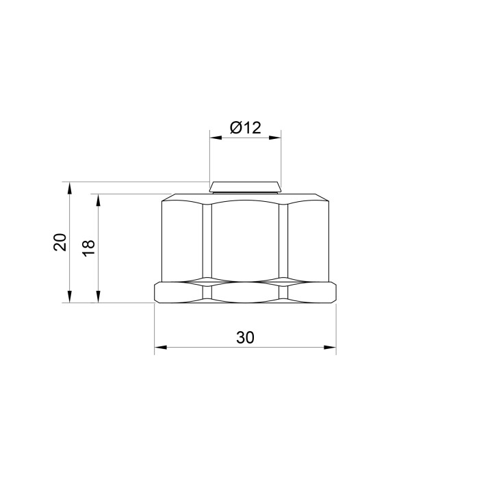 Євроконус Thermo Alliance Standart 3/4" 16х2 мм TAS346 Євроконус Thermo Alliance Standart 3/4" 16х2 мм TAS346