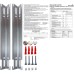 Радіатор сталевий 22/500х1300 бок FORNELLO