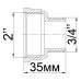 Перехідник редукційний 2″х 3/4″ВЗ латунний 623-1Б