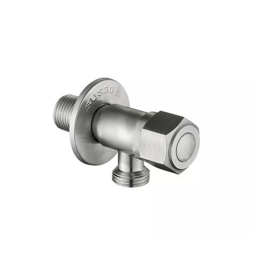 Кран приладовий WEZER SOL21A-16 1/2"x1/2" нержавіюча сталь