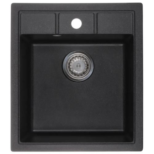 Мийка кухонна Zerix ZS-4651S-03 Чорна (ZX4564)