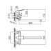 Змішувач для ванни HAIBA BOLERO 006 EURO (HB9577)