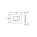 Панель змиву Grohe Skate Cosmopolitan для унітазу (38732KF0)