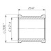 Муфта 1/2″ВВ латунна LM331S OPTIMUM