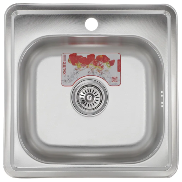 Мийка кухонна Zerix Z4848-06-160D (decor) (ZM0558) Мийка кухонна Zerix Z4848-06-160D (decor) (ZM0558)
