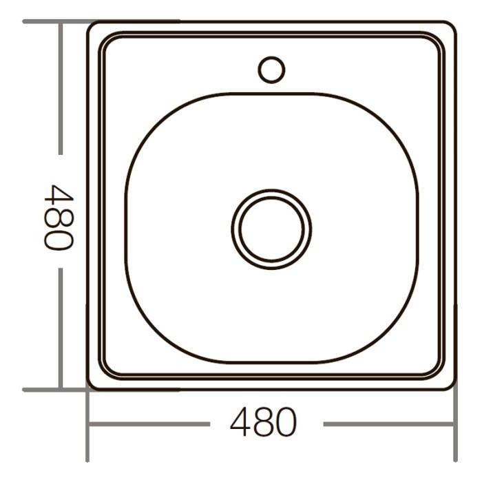 Мийка кухонна Zerix Z4848-06-160D (decor) (ZM0558) Мийка кухонна Zerix Z4848-06-160D (decor) (ZM0558)