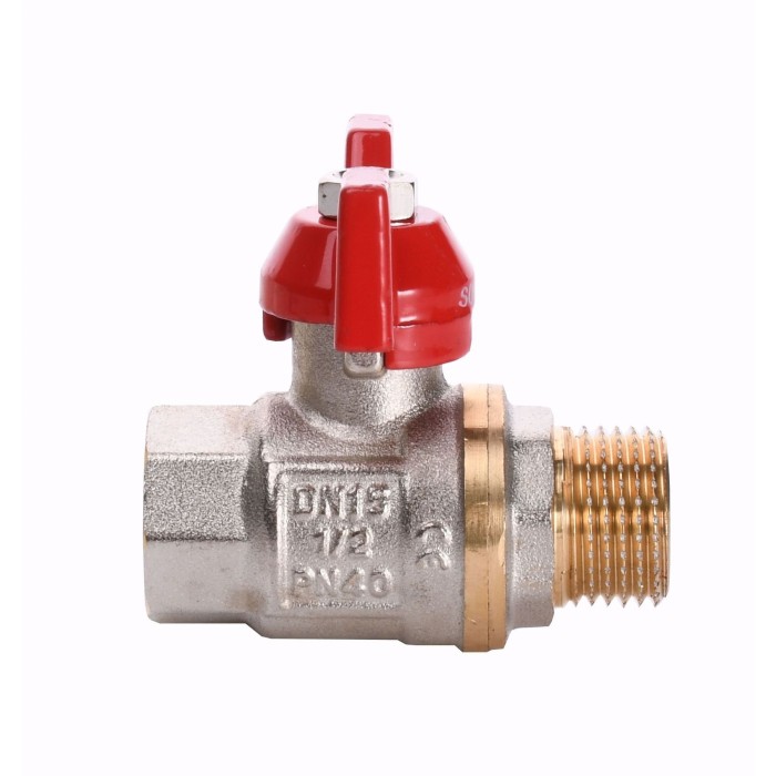 Кран кульовий прямий SOLOMON 1/2″ ЗВ КБ PN40 B1008 Кран кульовий прямий SOLOMON 1/2″ ЗВ КБ PN40 B1008