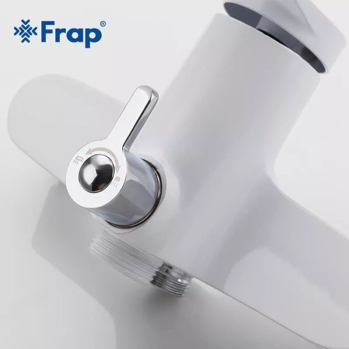 Змішувач для ванни Frap F2245, білий/хром Змішувач для ванни Frap F2245, білий/хром