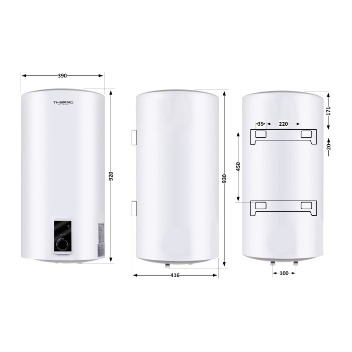 Водонагрівач електричний Thermo Alliance 80 л SLIM вертикальний, сухий ТЕН 2,0 кВт D80V20J(D)2-K Водонагрівач електричний Thermo Alliance 80 л SLIM вертикальний, сухий ТЕН 2,0 кВт D80V20J(D)2-K