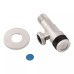 Кран приладовий WEZER SOL21В-12 1/2"x3/4" нержавіюча сталь