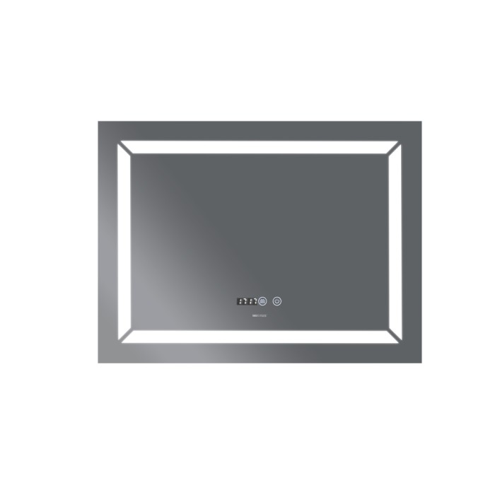 Дзеркало Mixxus LIGHT MR01-70x50 з Led Touch, Anti-fog, димером, регулятором яскравості, годинником (MI6000) Дзеркало Mixxus LIGHT MR01-70x50 з Led Touch, Anti-fog, димером, регулятором яскравості, годинником (MI6000)