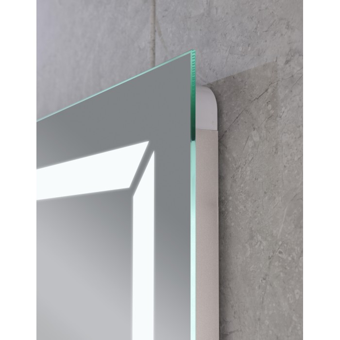 Дзеркало Mixxus LIGHT MR01-70x50 з Led Touch, Anti-fog, димером, регулятором яскравості, годинником (MI6000) Дзеркало Mixxus LIGHT MR01-70x50 з Led Touch, Anti-fog, димером, регулятором яскравості, годинником (MI6000)