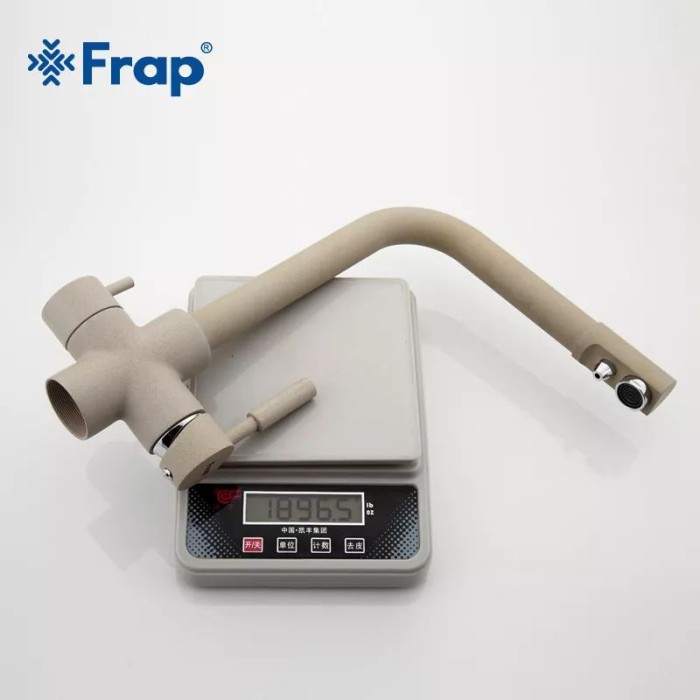 Змішувач для кухні на дві води Frap F4352-20, бежевий Змішувач для кухні на дві води Frap F4352-20, бежевий